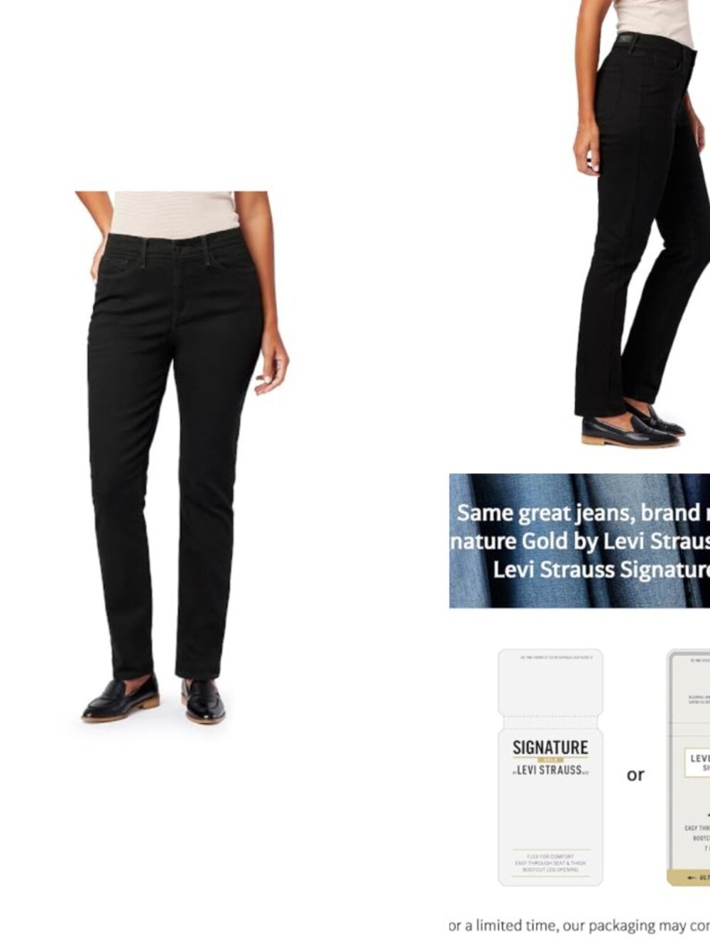 Stretch Denim Mid Rise Tapered Jeans Classic 5 Pocket